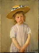 Mary Cassatt Child in a Straw Hat oil painting picture wholesale